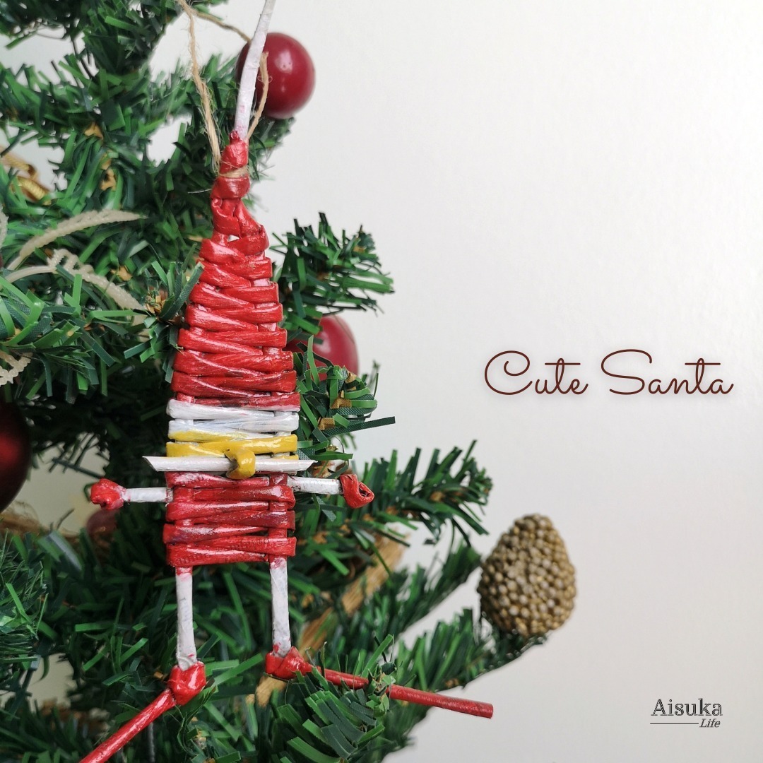 Aisuka.Life Community handmade upcycle ornament cute santa